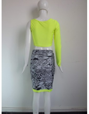 Sexy Two Piece Design Bodycon Dress M3988