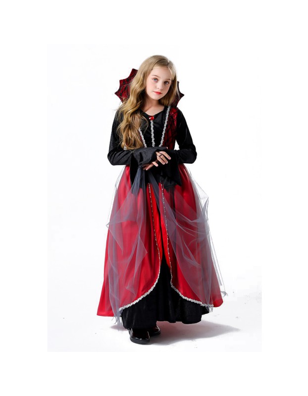 Vampire Female Masquerade Party Queen Costume Retro Court Queen YM5609