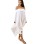 Summer Bohemian White Irregular Beach Dress 8206