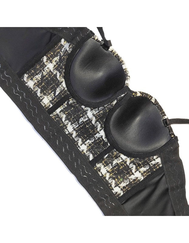 Suspenders Vest Small Fragrance Style Wipe Chest Woolen Leggings Top KN8059