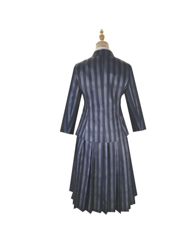 The Addams Family Costumed Female Wednesday Same Style Cosplay School Uniform YZ411