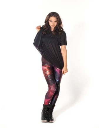 Ladies Stylish Galaxy Leggings 308