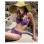 Purple Fashion Sexy Women Bikini M5214