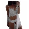 White Sexy Babydoll Sets M2131