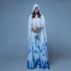 Halloween Costume Skeleton Ghost Bride Movie Role-Playing Game Uniform YM8717