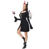 Women Cosplay Vampire Costume for Adult Halloween Party Devil Queen Dress Up  SL3402