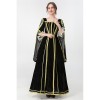 Medieval Court Witch Costume Cosplay Halloween Stage Performance Dress YM9307