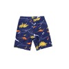 Three-Piece Children's Swimsuit Protection Cartoon Dinosaur Print Short-Sleeved Boy's Swimsuit KF212