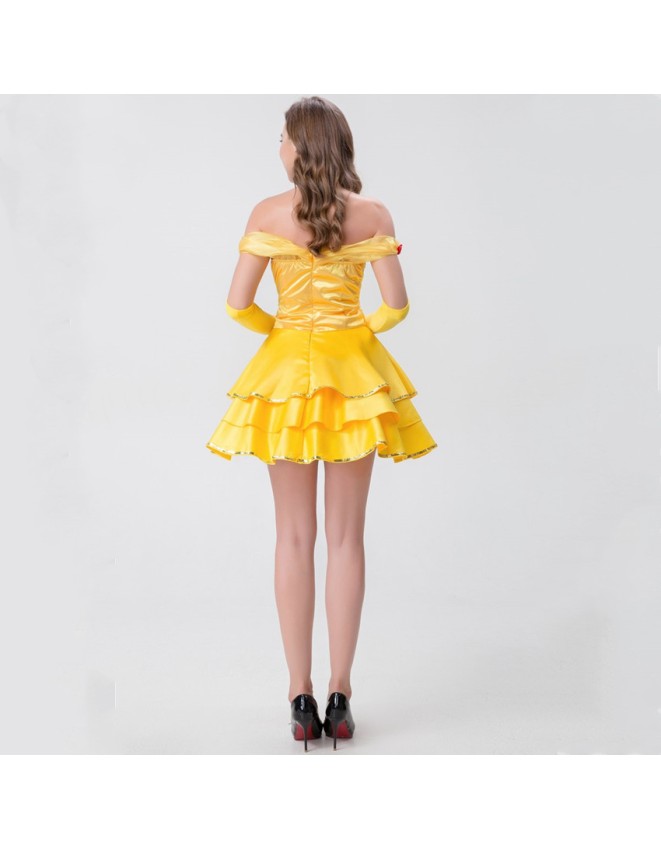 Adult Women Fantasia Beauty and Beast Cosplay Costumes YM8722