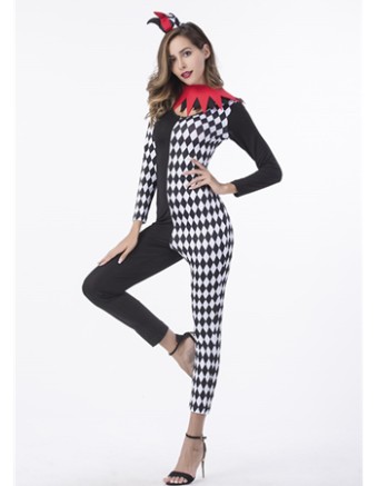 Hot sale  Women Plaid Clothing Halloween Costumes Cosplay M40363