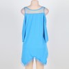 Solid Sexy Sleepwear Plus Size Sleep Dress M30361