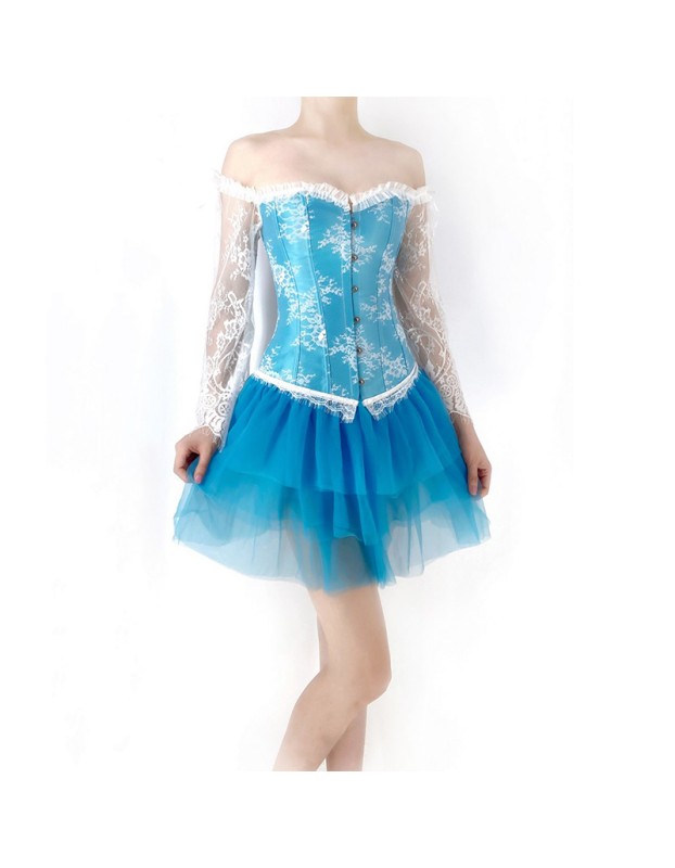 Bustiers Lace Lingerie Women Sexy Corset One Shouldered Corset Top WK1708