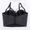 PU Leather Suspender Vest Shaping Corset Dance Party Scrub Underwear 8568