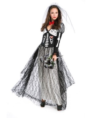 Sexy Corpse Bride Costume M4936