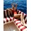 Grils red strapless swimsuit M5360b