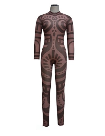 Printed High Collar Sexy One Piece Jumpsuit