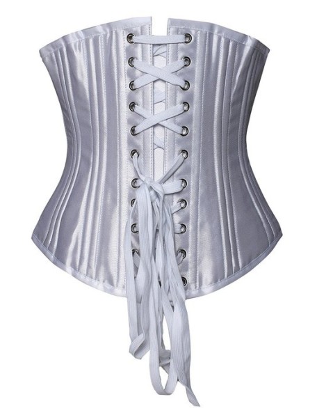 Polyester Steel Boned Hook Eye and Lace Up Closure Underbust Corset M1323