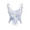Vintage Corset Shapewear Print Corset Lace Folding Tie Sexy Women Bustier Tops AM22098