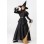 Halloween Export States Pure Black Witch Game Cosplay Costumes YM9315