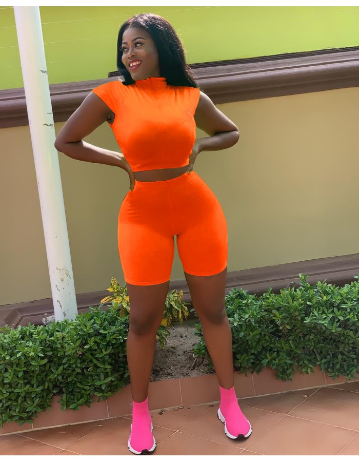 Summer Sexy Short Two Piece Set Tracksuit m8432