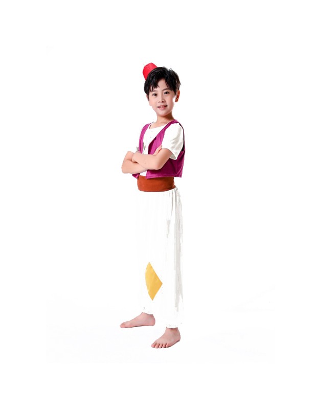 Children's Day Aladdin Magic Lamp Cosplay Aladdin Prince Costume YM5601