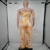 sexy tube top slim two piece top and pants sets M8599