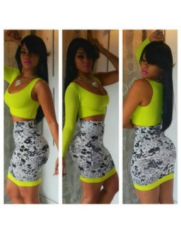 Sexy Two Piece Design Bodycon Dress M3988
