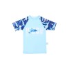 2024 Boys Camouflage Swimsuit Whale Three-Piece Short-Sleeved Suit Shorts Swimsuit KF211