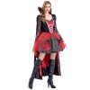 Women Witch Cosplay Vampire Zombie Costume Red Demon Dress YM40524