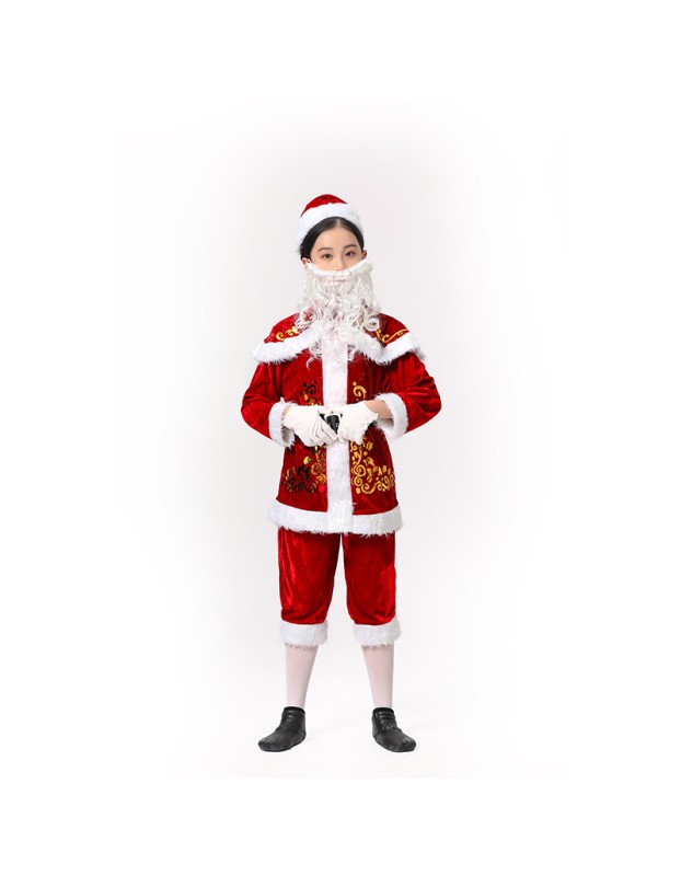 Children's Costumes Santa Claus Dresses Up In Party Christmas Cosplay Costumes SM6060 SM059