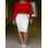 Fashion Design Beatiful Two Piece Midi Dress m2334