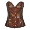 Steampunk Metal Gear Corset Plus Size M1426