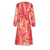 THREE-COLOR BEACH PRINTED DRESS M88096