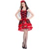 Gothic Corpse Bride Costume Fancy Cosplay Party Wear Dress M40459