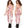 colorful pattern bodysuit m7236