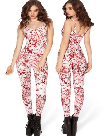 colorful pattern bodysuit m7236