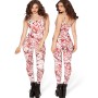 colorful pattern bodysuit m7236