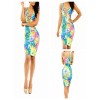 Sexy Fashion Adult Print Midi Dress M2324