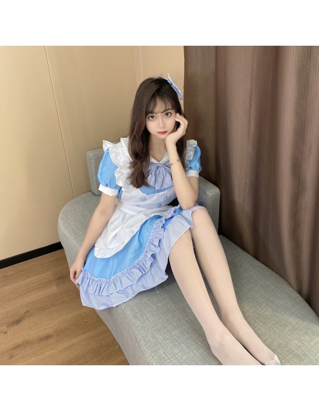 Lolita Dress Costumes Japanese House Maid Dress XH6238