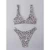 Two Piece Swimsuit Bikini Set Women Swimwear Leopard Sexy Bikini A2201