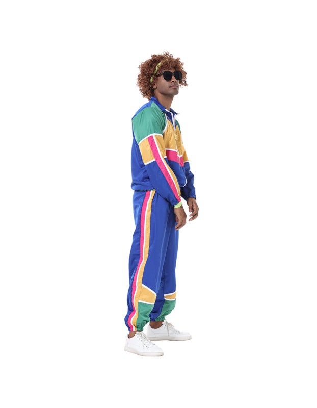 Halloween Couple Set Retro Costume 70's Disco Hippie Dance Cosplay Disco MS5580-5587