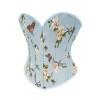 Flower Palace Corset Butterfly Print Bone Dress Wedding Base Waist Busier 22025