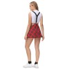 Lattice Dance Costumes Girls Sexy Short Mini Skirt School Uniform MS5012