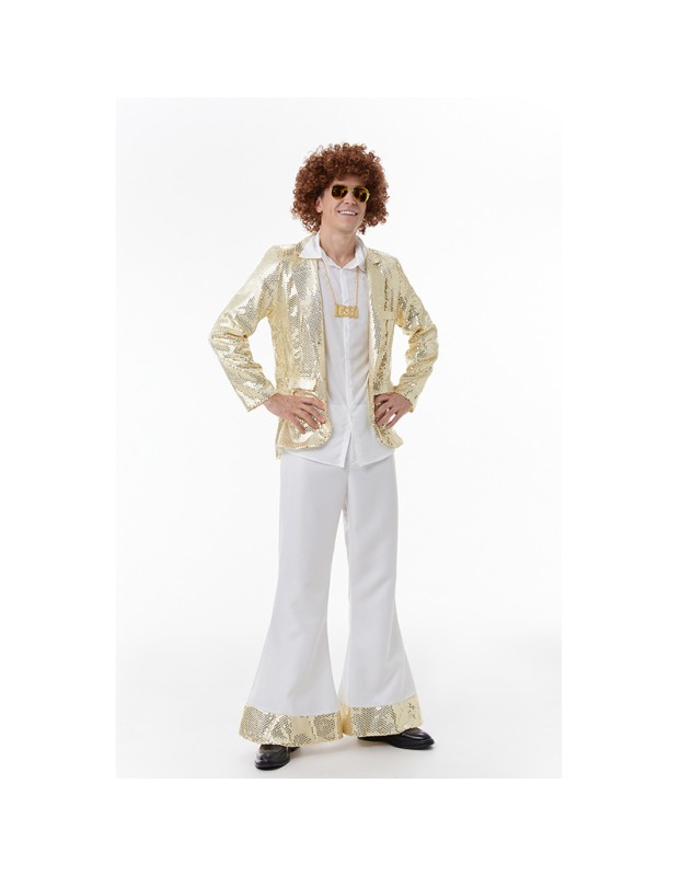 Men Cosplay Casual Dance Sequin Suit Costume Halloween Hip Hop Costume MS1732