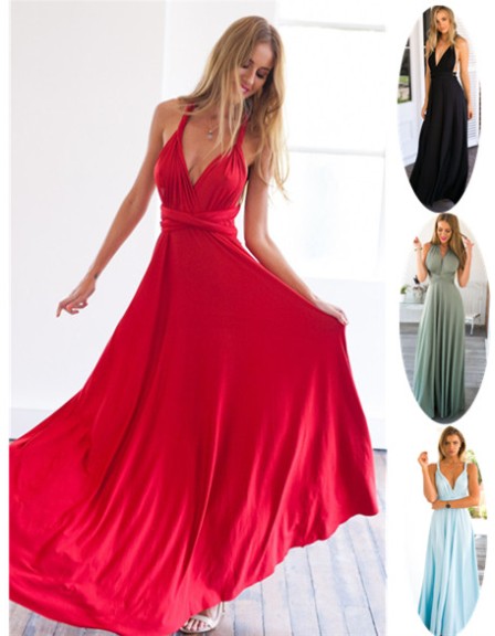 Open Back Evening Gown M30091
