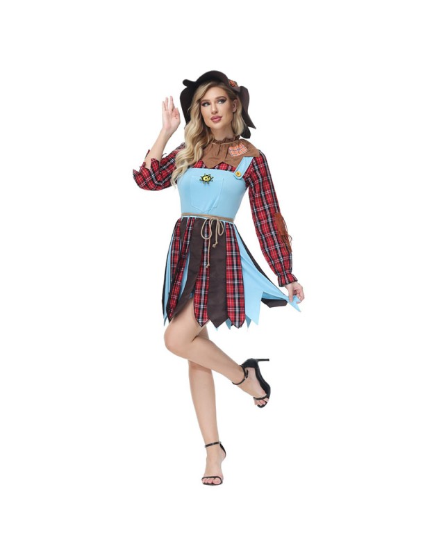 Parent Child Wizard Of Oz Scarecrow Dorothy Couple Drama Witch Costumes MS5081