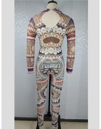Fashion Women Plus Size Jumpsuit M30138