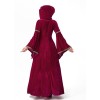 Halloween Vampire Cosplay Costume Retro Court Adult Dress Witch Costume YM8741