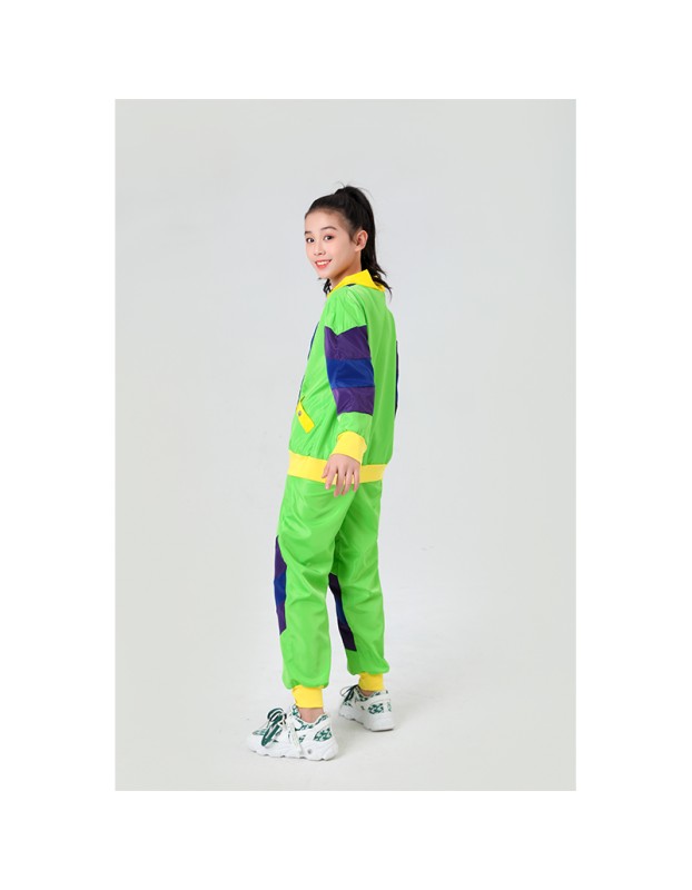 Girl 70s Disco Retro Hippie Costume Fancy Clothes Hippie Pants Children Costume