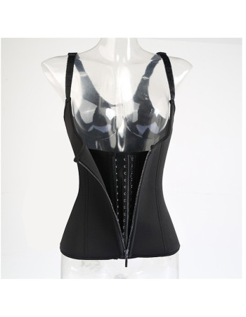 Zipper & Hook Women Waist Trainer Corset Vest m1399